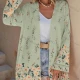 Wholesale Women's Casual Vintage Floral Print Long Sleeve Cardigan 3# Clothing Wholesale Market Liuhua