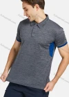 Wholesale Men's Athletic Colorblock Running Polo Shirts - Liuhuamall