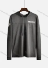 Wholesale Men's Workout Letter Long Sleeve Hoodie Sport Drawstring Light Pullover Hoodie 2085# - Liuhuamall