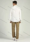 Wholesale Men's Linen Button Down Embroidery Plain Shirt - Liuhuamall