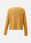 Wholesale Women's V Neck Drawstring Cable Knit Plain Sweater - Liuhuamall