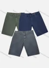 Wholesale Men's Casual Plain Elastic Waist Pockets Shorts - Liuhuamall