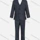 Wholesale Kid's Formal Lapel Pockets Plaid Print Single Breasted Blazer & Vest & Pant 3 Pieces Suit Set 31983-195# Dark Gray Clothing Wholesale Market Liuhua