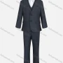 Wholesale Kid's Formal Lapel Pockets Plaid Print Single Breasted Blazer & Vest & Pant 3 Pieces Suit Set 31983-195# preview