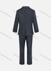 Wholesale Kid's Formal Lapel Pockets Plaid Print Single Breasted Blazer & Vest & Pant 3 Pieces Suit Set 31983-195# - Liuhuamall