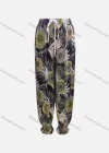 Wholesale Women's Casual Loose Fit Drawstring High Waist Pattern Carrot Pants - Liuhuamall