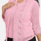 Women's Elegant Plus Size Long Sleeve Embroidery Top 2 Piece Sets 2# Clothing Wholesale Market -LIUHUA