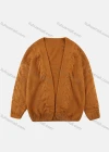 Wholesale Women's Casual Long Sleeve Cable Knit Plain Sweater Cardigan - Liuhuamall
