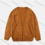 Wholesale Women's Casual Long Sleeve Cable Knit Plain Sweater Cardigan preview