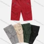 Wholesale Boys Casual Button Closure Flap Pockets Cargo Shorts 57409# preview
