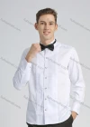 Wholesale Men's Formal Pleated Front Long Sleeve Dress Shirt With Tie Knot - Liuhuamall