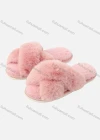 Wholesale Women's Plain Fluff Sandal - Liuhuamall