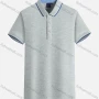 Wholesale Men's Casual Vented Hem Short Sleeve Plain Stretch Polo Shirt 8836# preview