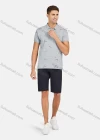 Wholesale Men's Casual Short Sleeve Feather Print Button Front Polo Shirts - Liuhuamall