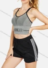 Wholesale Women's Sports Quick-Drying Beauty Back Crop Tank Top With Shorts 2 Piece Set - Liuhuamall