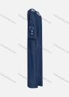 Wholesale Women's Casual V Neck Short Sleeve Hollow Out Embroidered Denim Dress - Liuhuamall