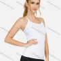 Wholesale Women's Scoop Neck Back Criss Cross Plain Cami Top With Pocket preview