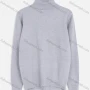 Wholesale Men's Turtleneck Long Sleeve Plain Knitting Pullover Sweater preview