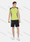 Wholesale Men's Sporty Round Neck Sleeveless Colorblock Breathable Tank Top - Liuhuamall