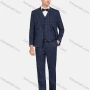Wholesale Men's Formal Lapel Plaid Pockets Blazer & Vest & Pant 3 Pieces Suit Sets preview
