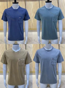 Wholesale Men's Casual Crew Neck Short Sleeve Plain T-shirts, LIUHUA CLOTHING WHOLESALE