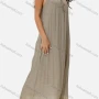 Wholesale Women's Casual Lace Up Plain Tatting Cami Dress preview