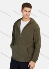 Wholesale Men's Casual Plain Zipper Warm Hooded Jacket & Pants 2 Pieces Set - Liuhuamall