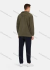 Wholesale Men's Casual Plain Zipper Warm Hooded Jacket & Pants 2 Pieces Set - Liuhuamall