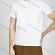 Wholesale Men's Plain Letter Round Neck Short Sleeve Casual Slim Fit T-Shirt LY006# White Clothing Wholesale Market Liuhua