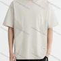 Wholesale Men's Basics Plain Splicing Quick Dry Drop Shoulder Short Sleeve Round Neck T-Shirts preview