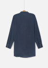 Wholesale Women's Button Front Long Sleeve Long Tunic Shirt - Liuhuamall