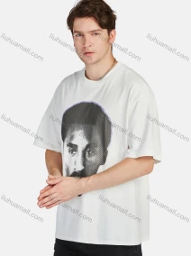 Wholesale Men's Round Neck Short Sleeve Graphic Letter Hip Hop Loose Fit T-shirt, LIUHUA CLOTHING WHOLESALE