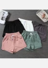 Wholesale Women's Plain Quick Dry Elastic Waist Drawstring Sporty Shorts - Liuhuamall