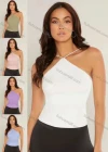 Wholesale Women's Casual Halter Plain Cami Top - Liuhuamall