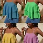 Wholesale Women's Spaghetti Strap Layered Ruffle Hem Cami Top AY223# preview
