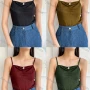 Wholesale Women's Spaghetti Strap Lace Trim Plain Cami Top AY224# preview