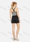 Wholesale Women's Sports Quick-Drying Beauty Back Crop Tank Top With Shorts 2 Piece Set - Liuhuamall
