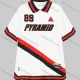 Wholesale Men's Sporty Striped Letter Collared Button Front Short Sleeve Polo-shirt White Clothing Wholesale Market Liuhua