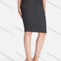 Wholesale Women's Business Quarter Zip Pockets Plain High Waist Pencil Skirts preview