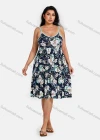 Wholesale Women's Spaghetti Strap Floral Print Nightgown - Liuhuamall