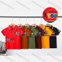 Wholesale Boy's Casual Letter Print Short Sleeve Modal Cotton Polo Shirt preview