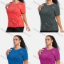 Wholesale Women's Elegant Round Neck Floral Sequin Embroidery Short Sleeve T-Shirt preview