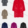 Wholesale Women's Plus Size Collared 3/4 Sleeve Button Down Embroidery Casual Shirt preview