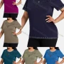 Wholesale Women's Elegant Round Neck Floral Embroidery Short Sleeve T-Shirt preview