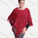Wholesale Woman's Casual Plain Knitted Fabric Turtleneck Neck Shawl 822# Red Clothing Wholesale Market Liuhua