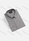 Wholesale Men's Slim Fit Long Sleeve Button Down Collar Plaid Print Shirts - Liuhuamall