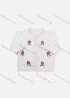 Wholesale Baby's Cute Embroidery Floral Long Sleeve One Button Sweater Cardigan - Liuhuamall