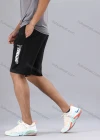 Wholesale Men's Letter Graphic Athletic Workout Elastic Waist Shorts Y7148# - Liuhuamall