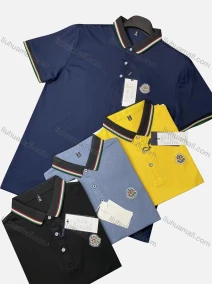 Wholesale Men's Casual Logo Short Sleeve Polo Shirt, LIUHUA CLOTHING WHOLESALE