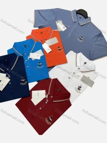 Wholesale Men's Casual Logo Short Sleeve Polo Shirt, LIUHUA CLOTHING WHOLESALE